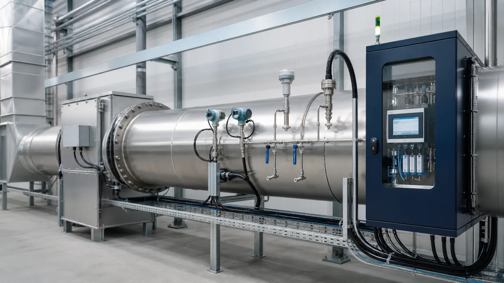 Station fixe d’instrumentation et de contrôle d’une installation d’épuration de l’air industriel